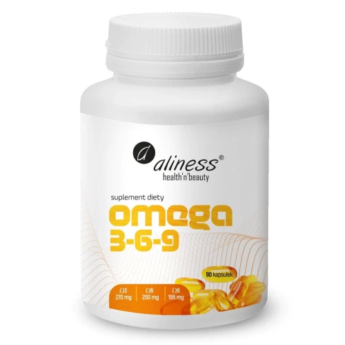 Aliness - Omega 3-6-9 270/225/50 mg - 90 kapsułek
